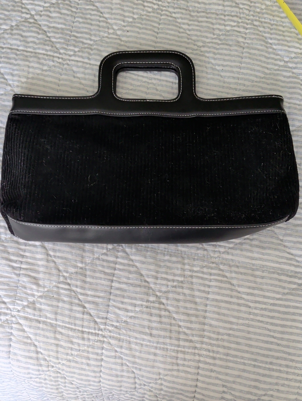 Classic Black Handheld Tote Bag